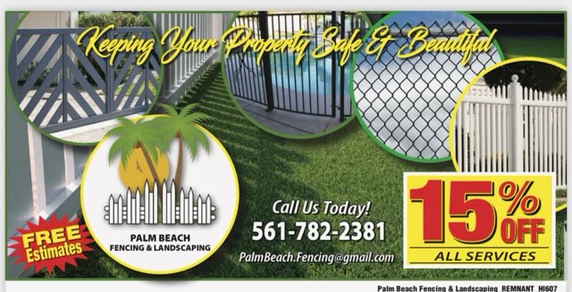 Keep Your Property Safe & Beautiful with services by Palm Beach Fencing & Landscaping