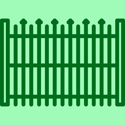 aluminum fence icon