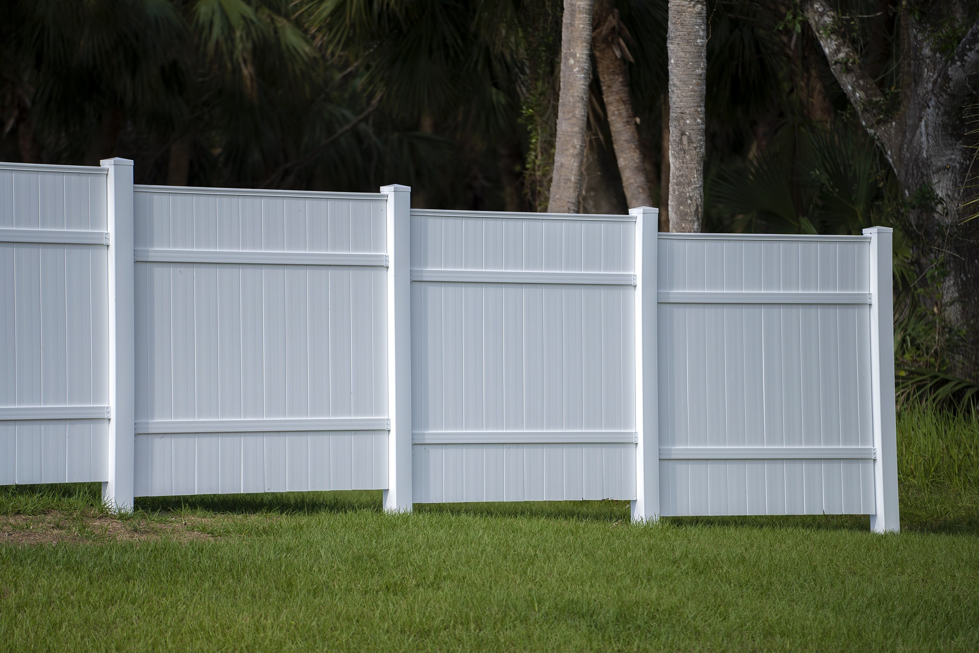 Beautiful white fence